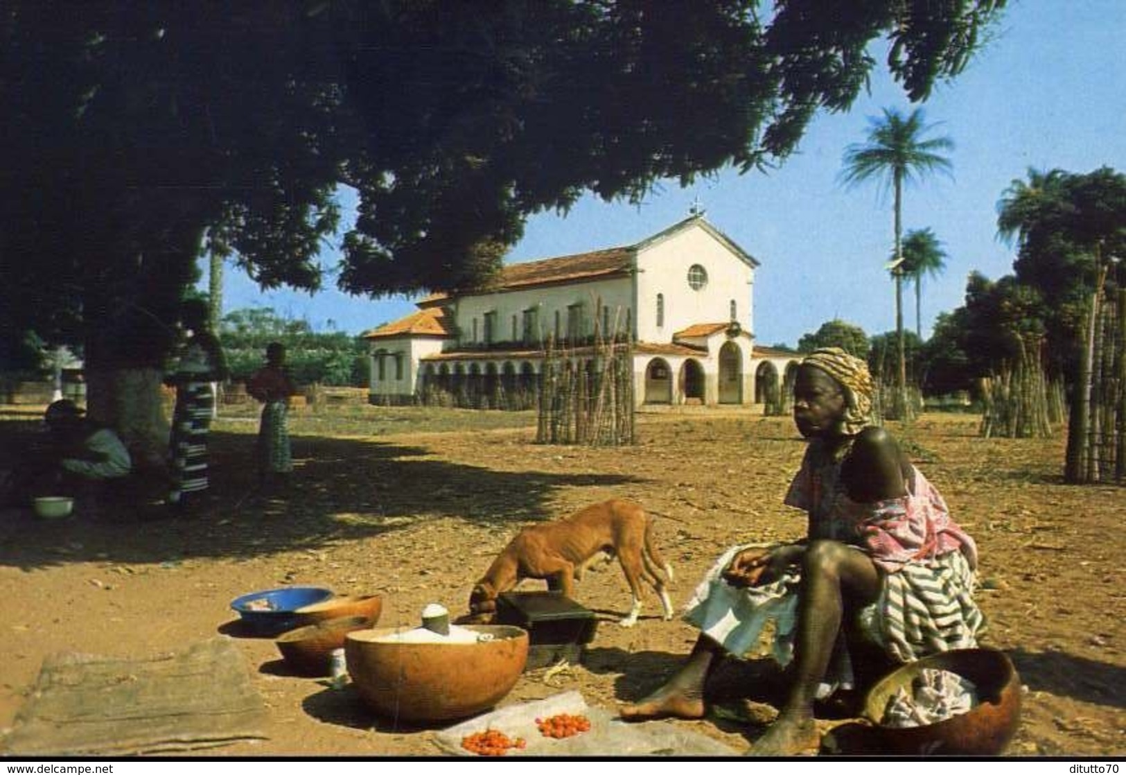 Guinea - Bissau - Africa Occidentale - Donna - Missione Francescana Di Cumura - Formato Grande Non Viaggiata – E 9 - Guinea-Bissau