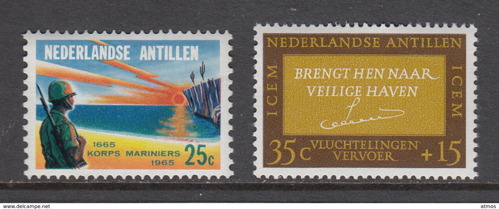 Netherlands Antilles MNH NVPH Nr 368/69 From 1966 - Curaçao, Nederlandse Antillen, Aruba