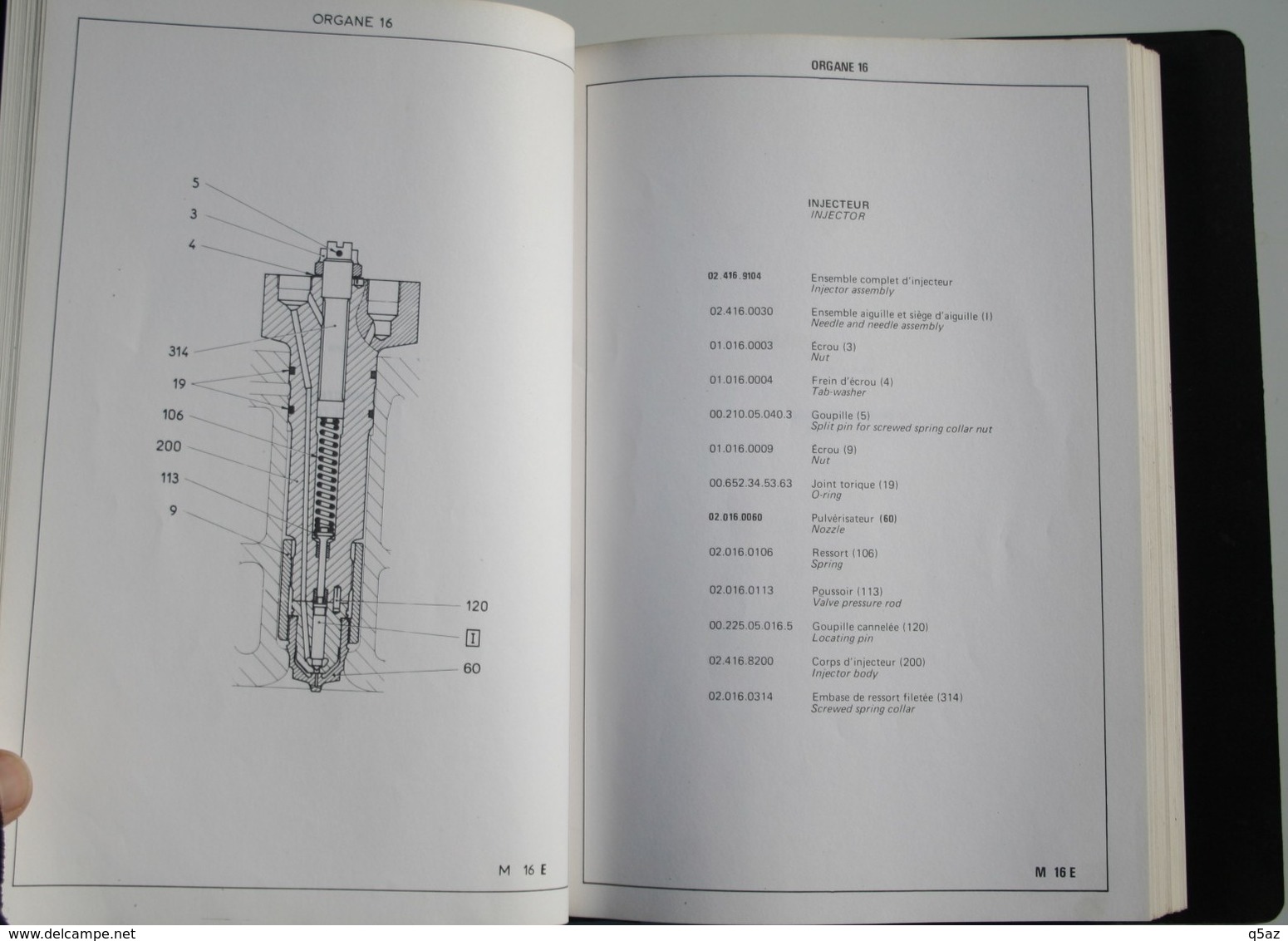 En2.k- Compagnie Generale Transatlantique Moteur Diesel SEMT Pielstick Guide Des Pieces De Rechanges - Other & Unclassified