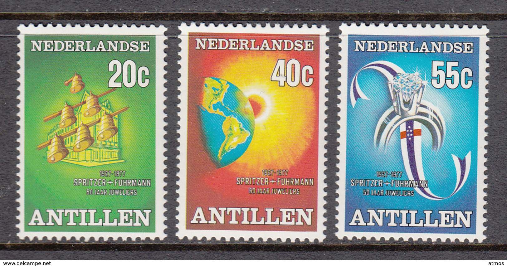 Netherlands Antilles MNH NVPH Nr 548/50 From 1977 - Curaçao, Nederlandse Antillen, Aruba