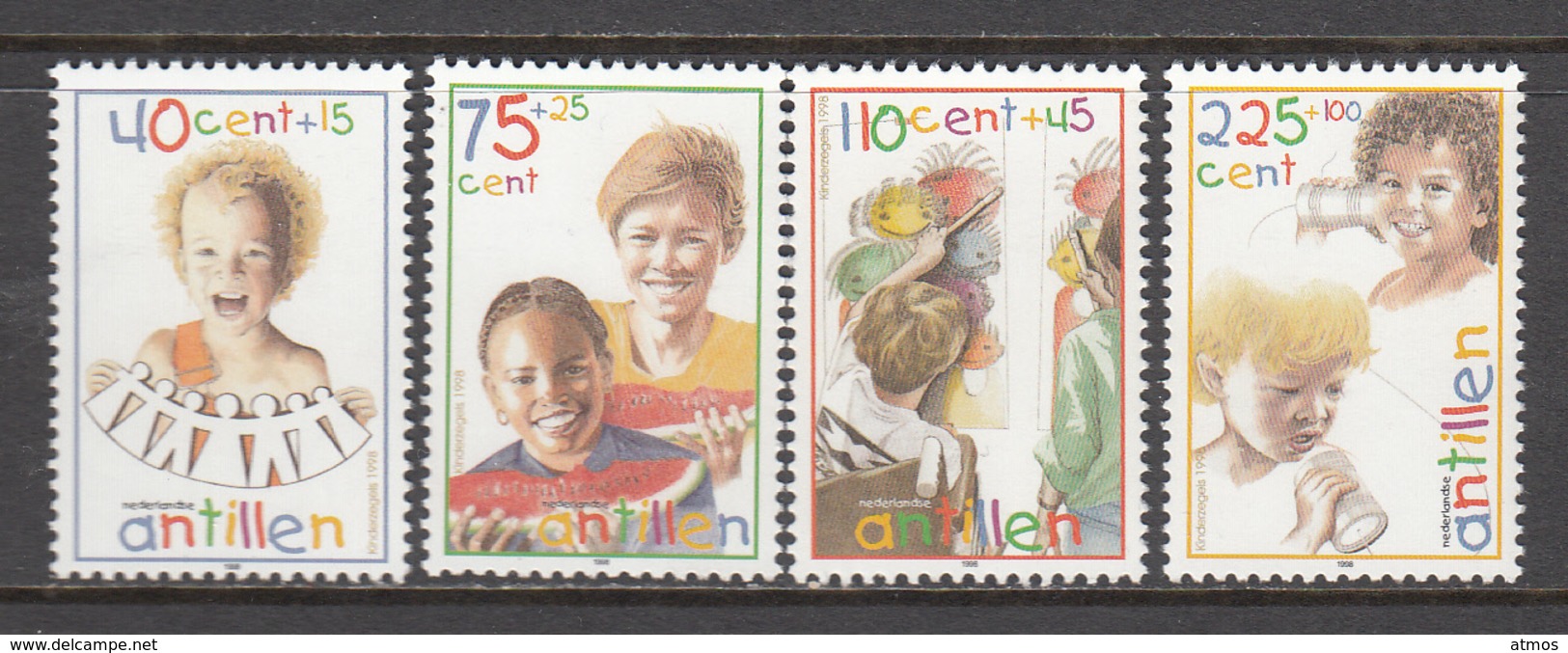 Netherlands Antilles MNH NVPH Nr 1241/44 From 1998 / Catw 9.70 EUR - Curaçao, Nederlandse Antillen, Aruba