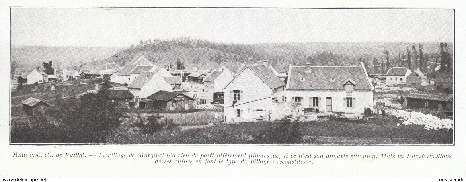 1924 - Iconographie - Margival (Aisne) - Vue Générale - FRANCO DE PORT - Non Classés