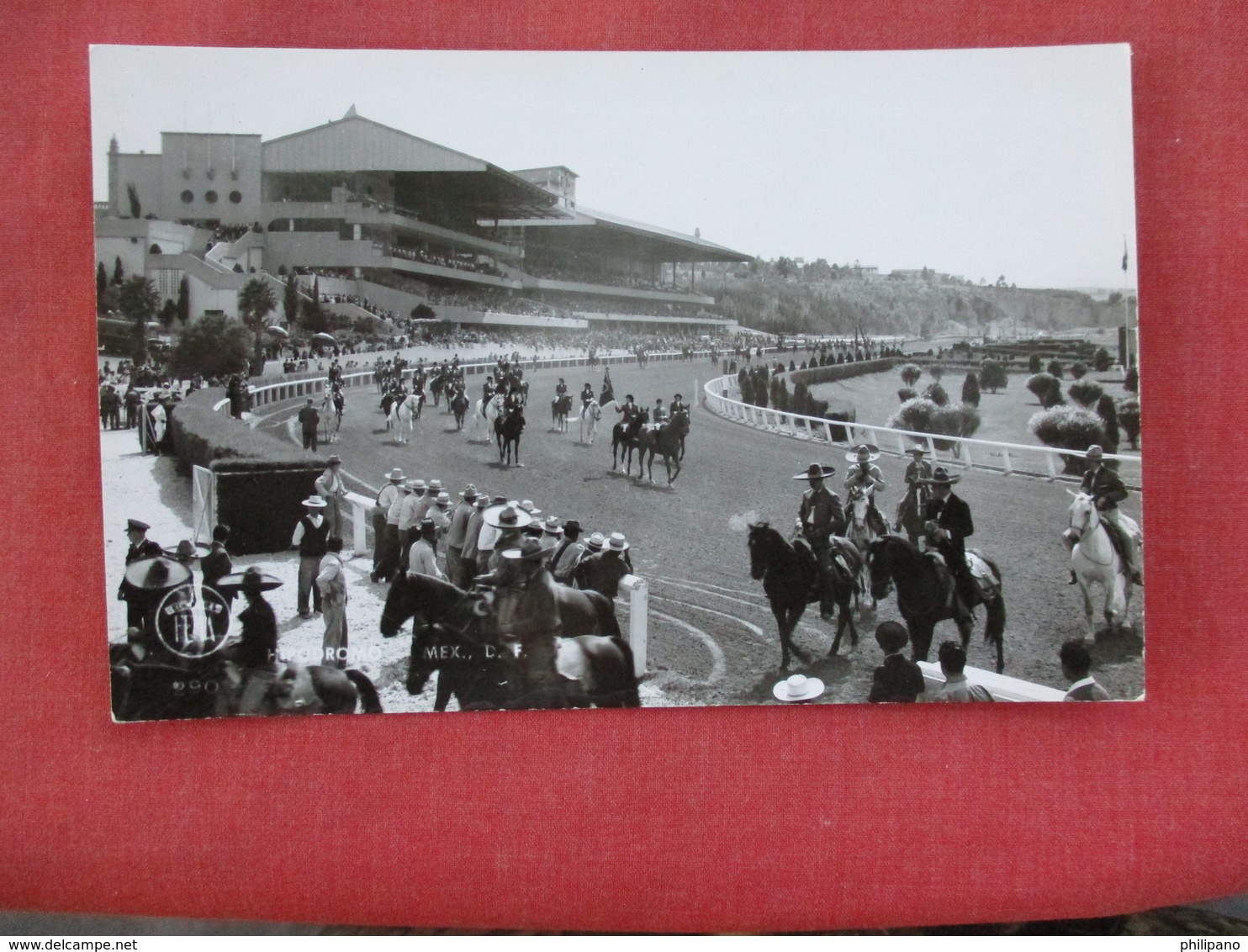 RPPC    Horse Race Track  Mexico  Ref 3077 - Other & Unclassified