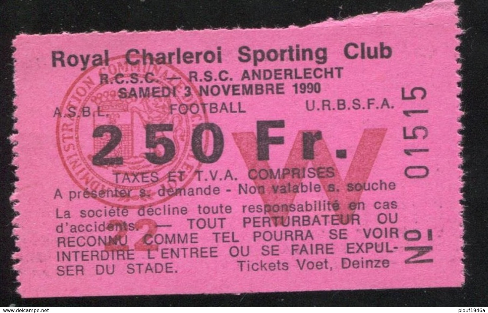 Grand Lot De Tickets De Football - Otros & Sin Clasificación