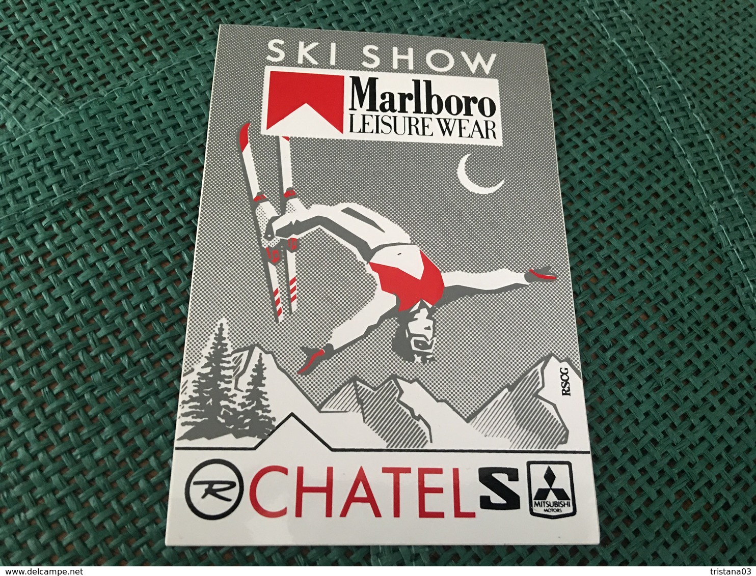 Autocollant Ski Show Marlboro Chatel - Autocollants