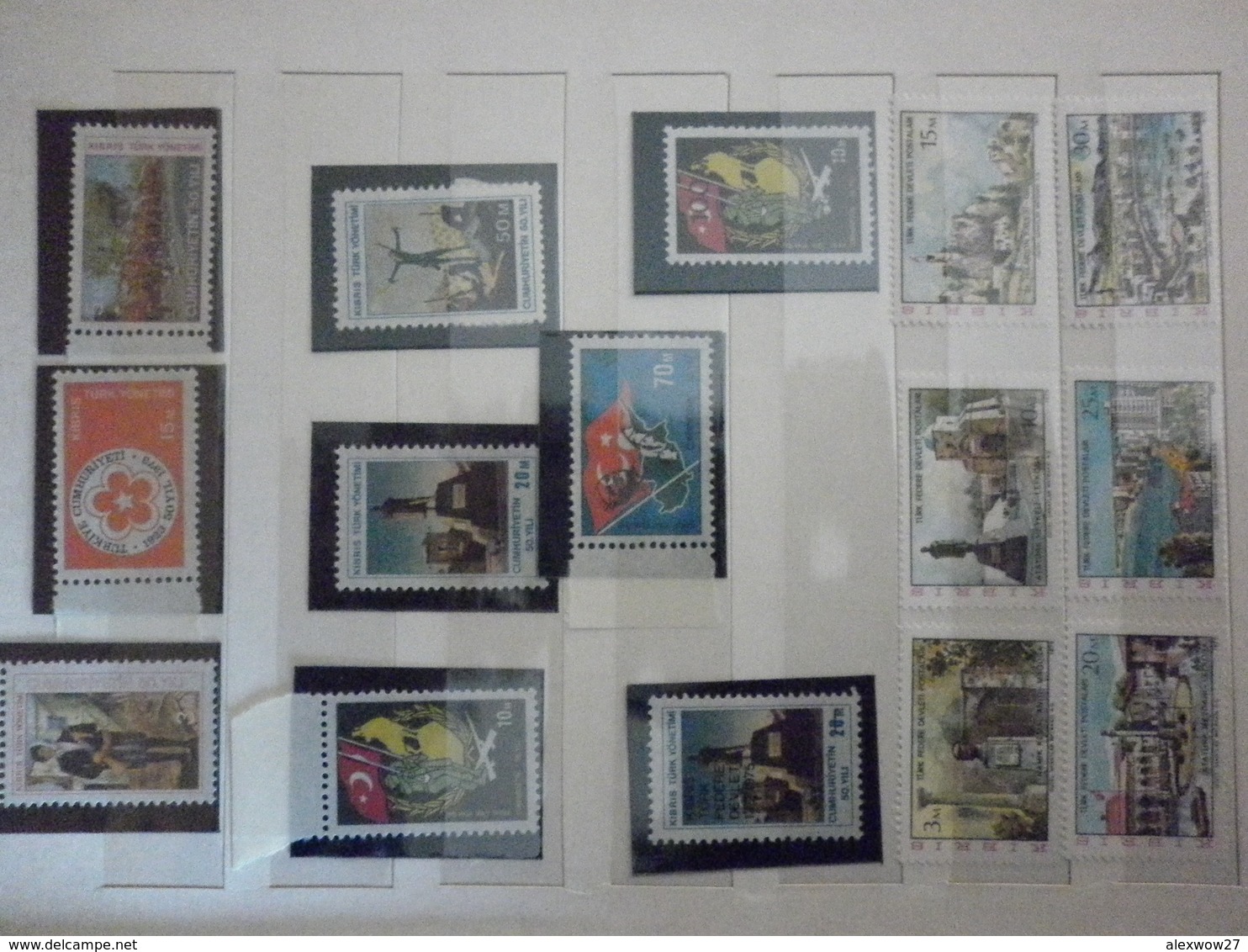 Cipro Turca 1974/1983 Collezione **MNH / VF - Collections (with Albums)