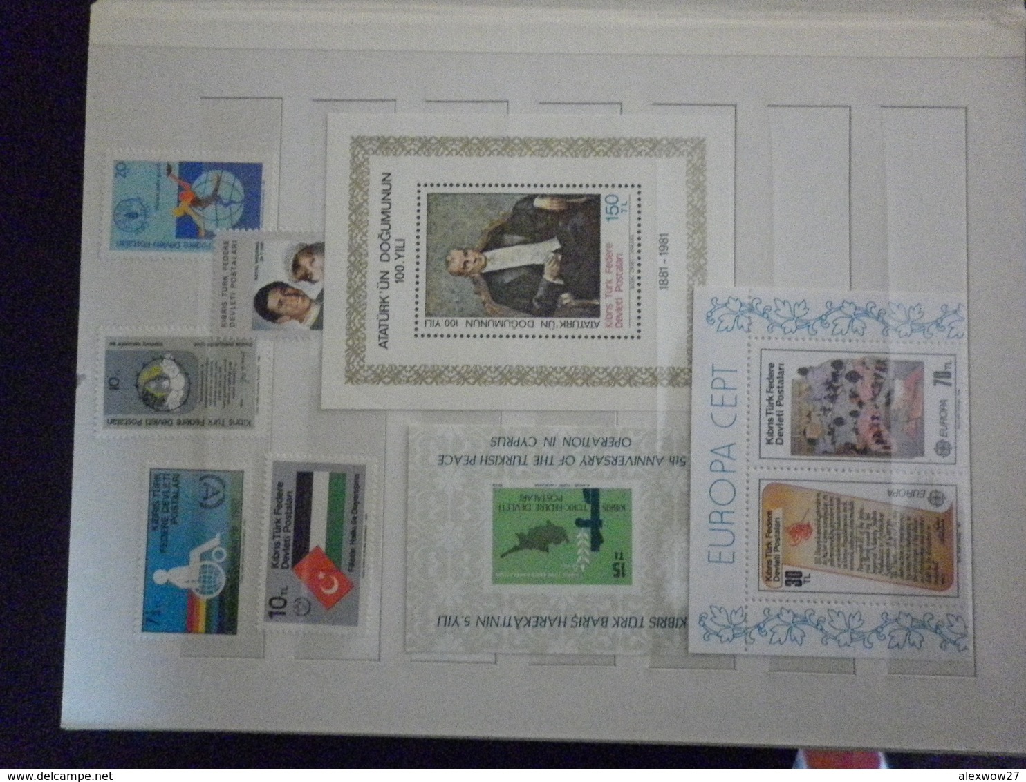 Cipro turca 1974/1983 Collezione **MNH / VF