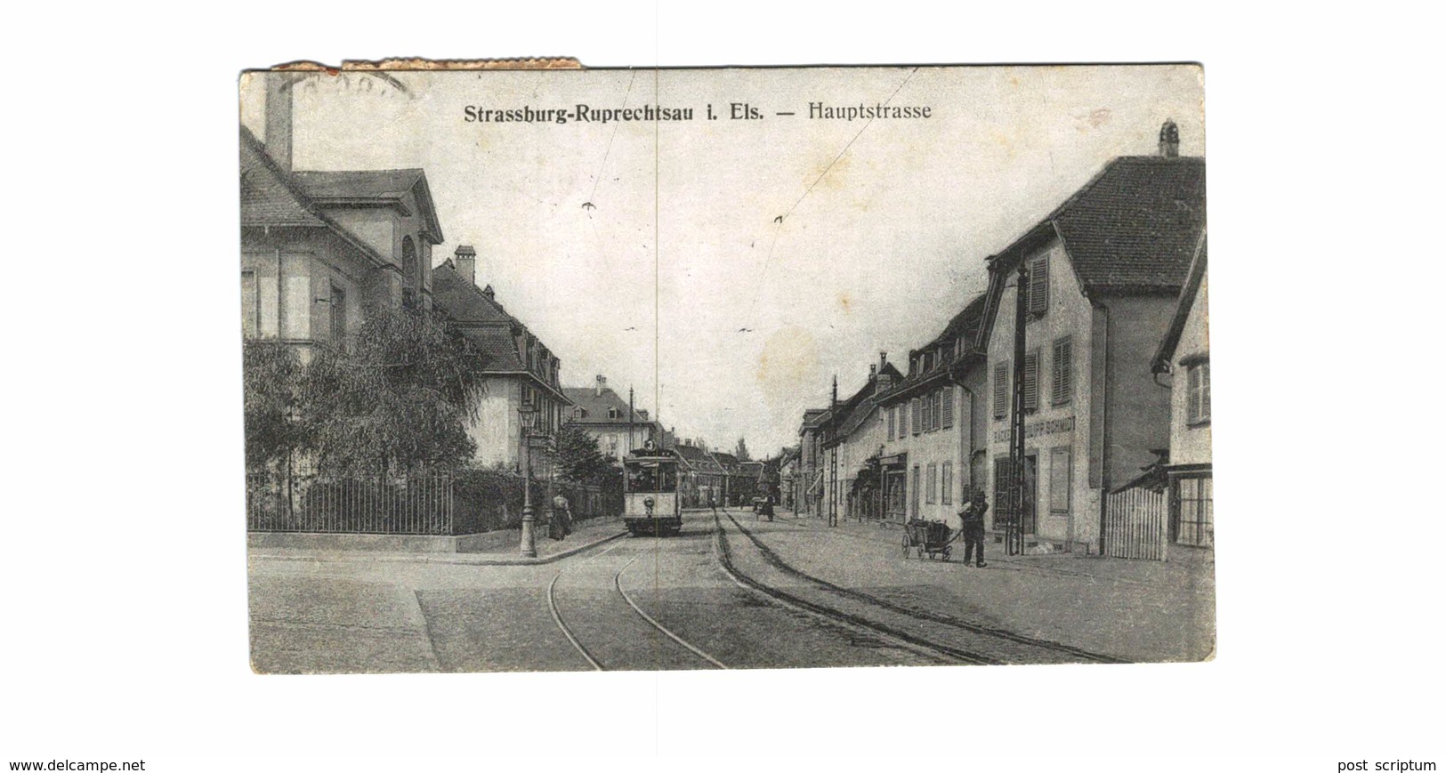 Strasbourg -  Robertsau Hauptstrasse - Tramway - Strasbourg