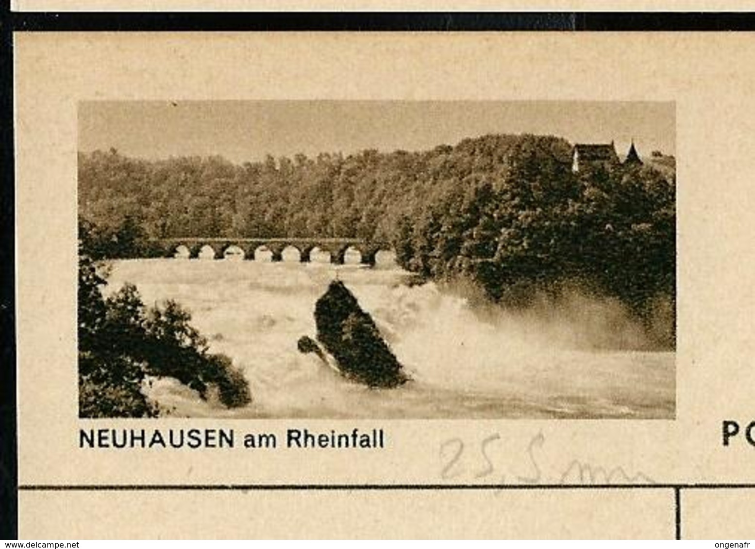 Carte Illustré Neuve N° 182 - 0274 F - NEUHAUSEN Am Rheinfall   (Zumstein 2009) - Entiers Postaux