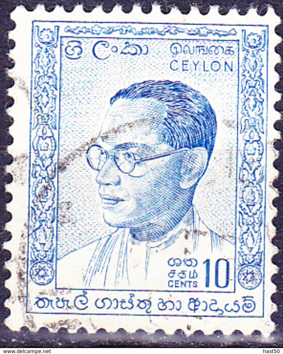 Ceylon - Solomon Bandaranaike (MiNr: 324) 1963 - Gest Used Obl - Sri Lanka (Ceylon) (1948-...)