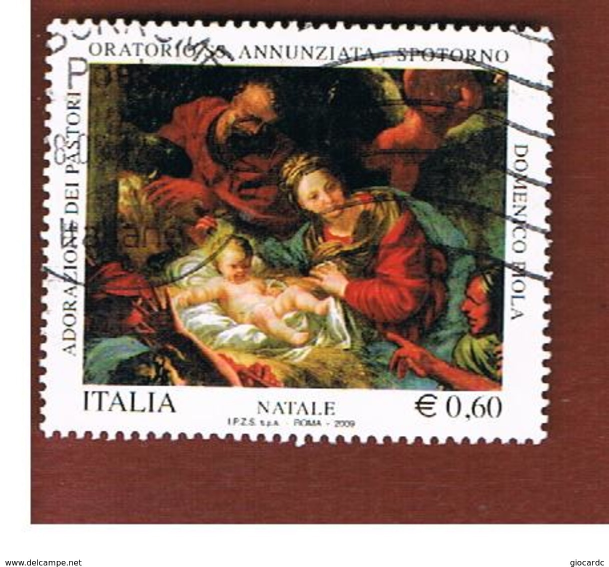 ITALIA REPUBBLICA  -   2009  NATALE RELIGIOSO                             -   USATO  ° - 2001-10: Usati