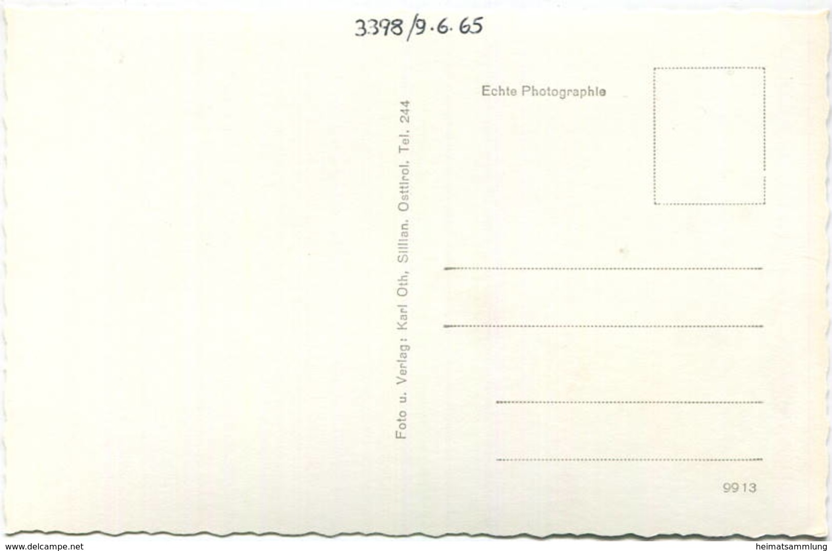 Sillian - Foto-AK 60er Jahre - Verlag Karl Oth Sillian - Sillian