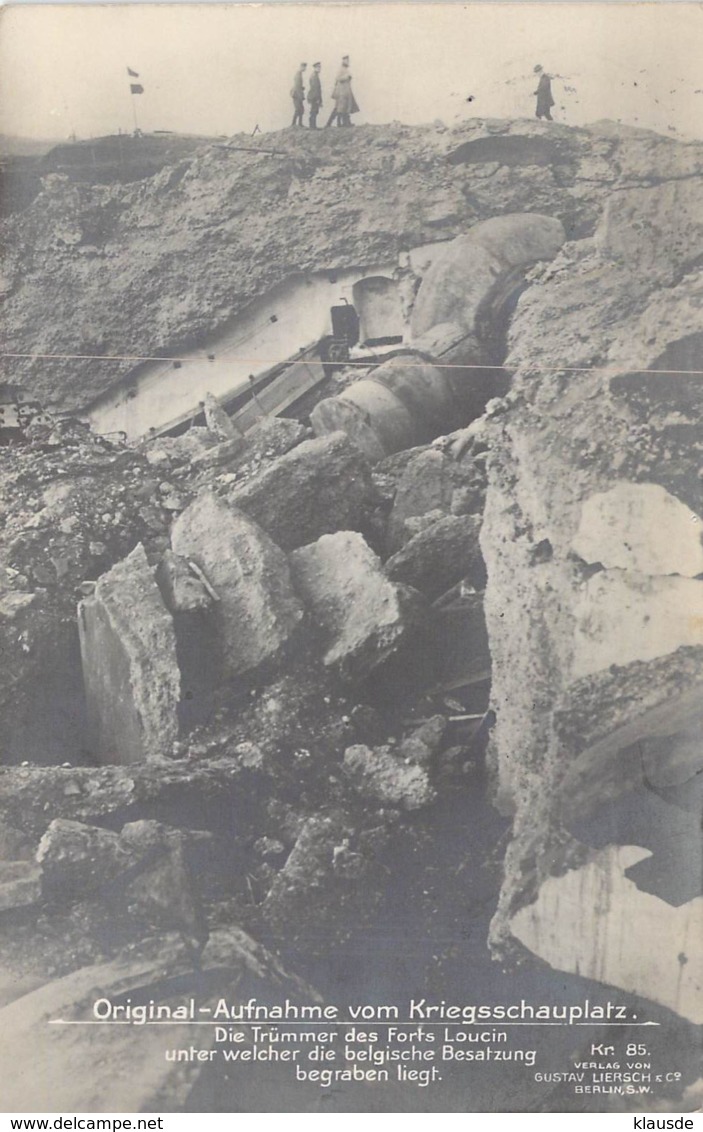 Die Trümmer Des Forts Loucin Feldpost 1914 - Guerre 1914-18