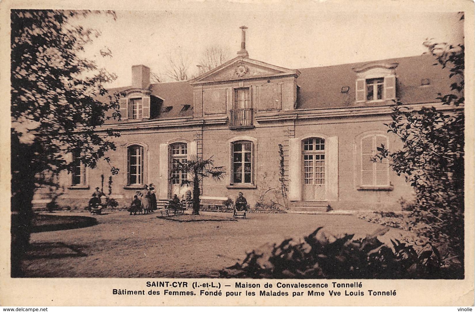 D-18-3918 :  SAINT-CYR-SUR-LOIRE. MAISON DE CONVALESCENCE TONNELLE. BATIMENT DES FEMMES - Saint-Cyr-sur-Loire