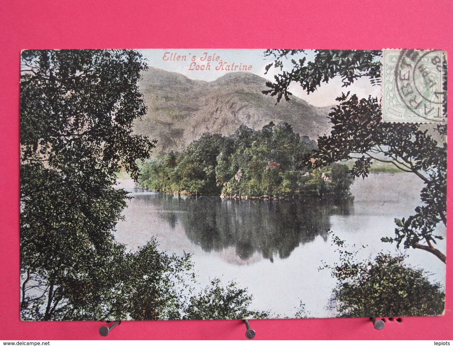 Ecosse - Loch Katrine - Ellen's Isle - CPA 1906 - Timbre Et Cachet Taxe - Scans Recto-verso - Stirlingshire