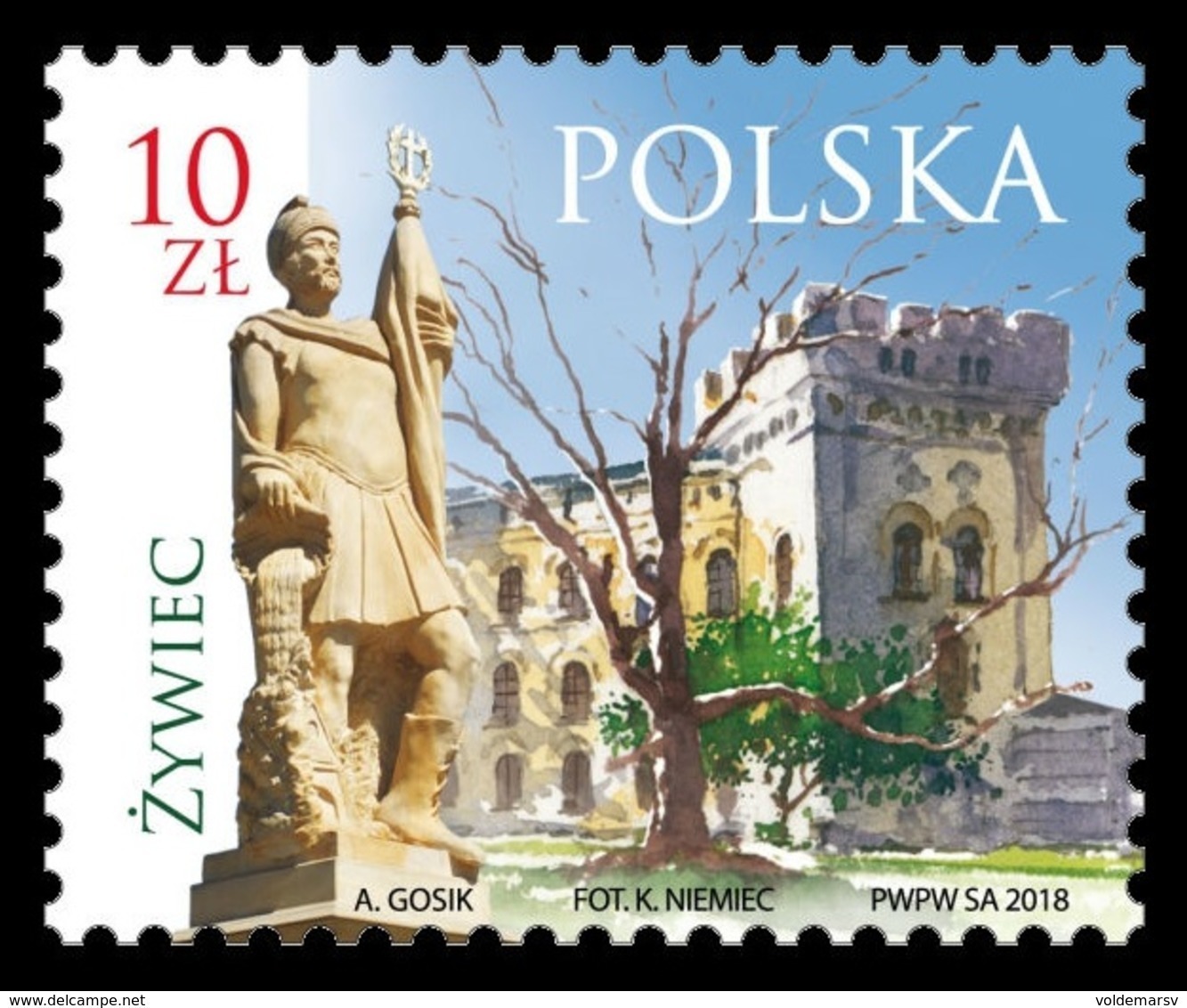 Poland 2018 Mih. 4996 Zywiec Town. Zywiec Castle MNH ** - Unused Stamps
