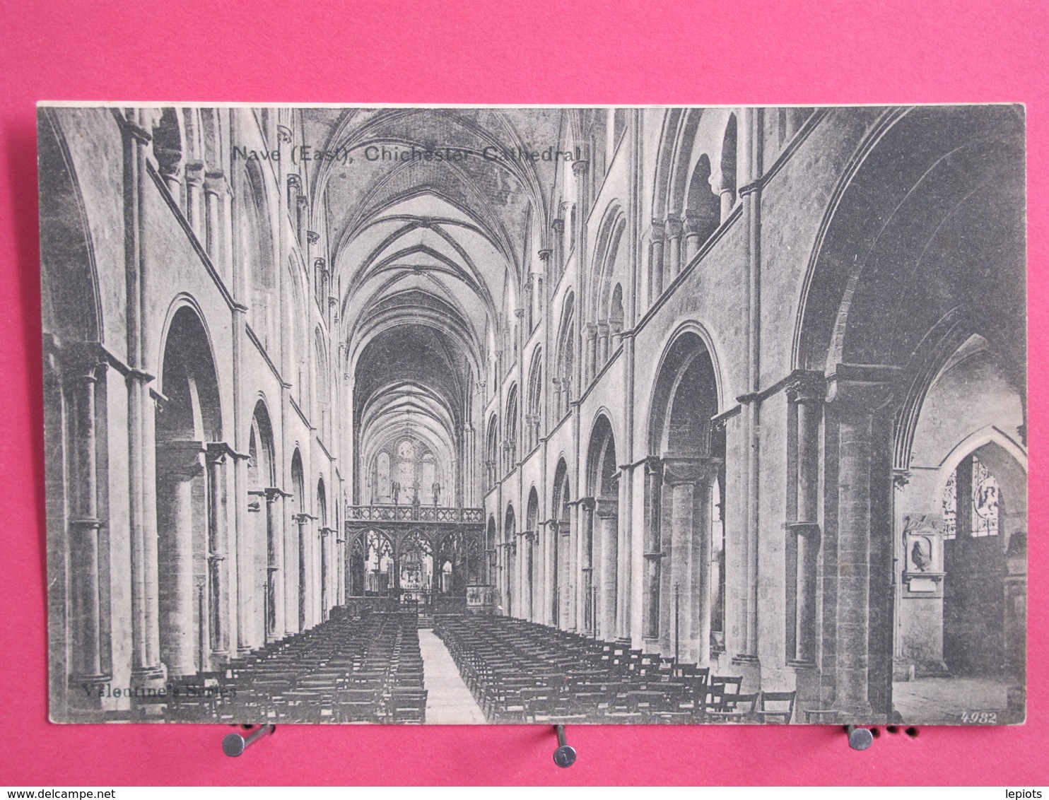 Angleterre - Sussex - Chichester - Cathédral - Nave East - CPA 1904 - Scans Recto-verso - Chichester