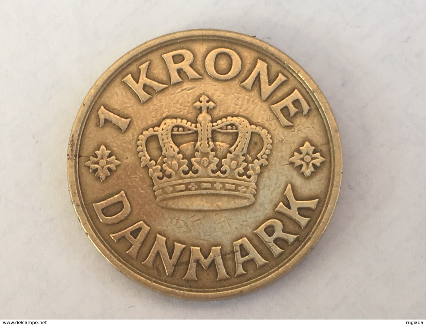 1939 Denmark Danmark 1 Krone Coin - EF Extremely   Fine - Danemark