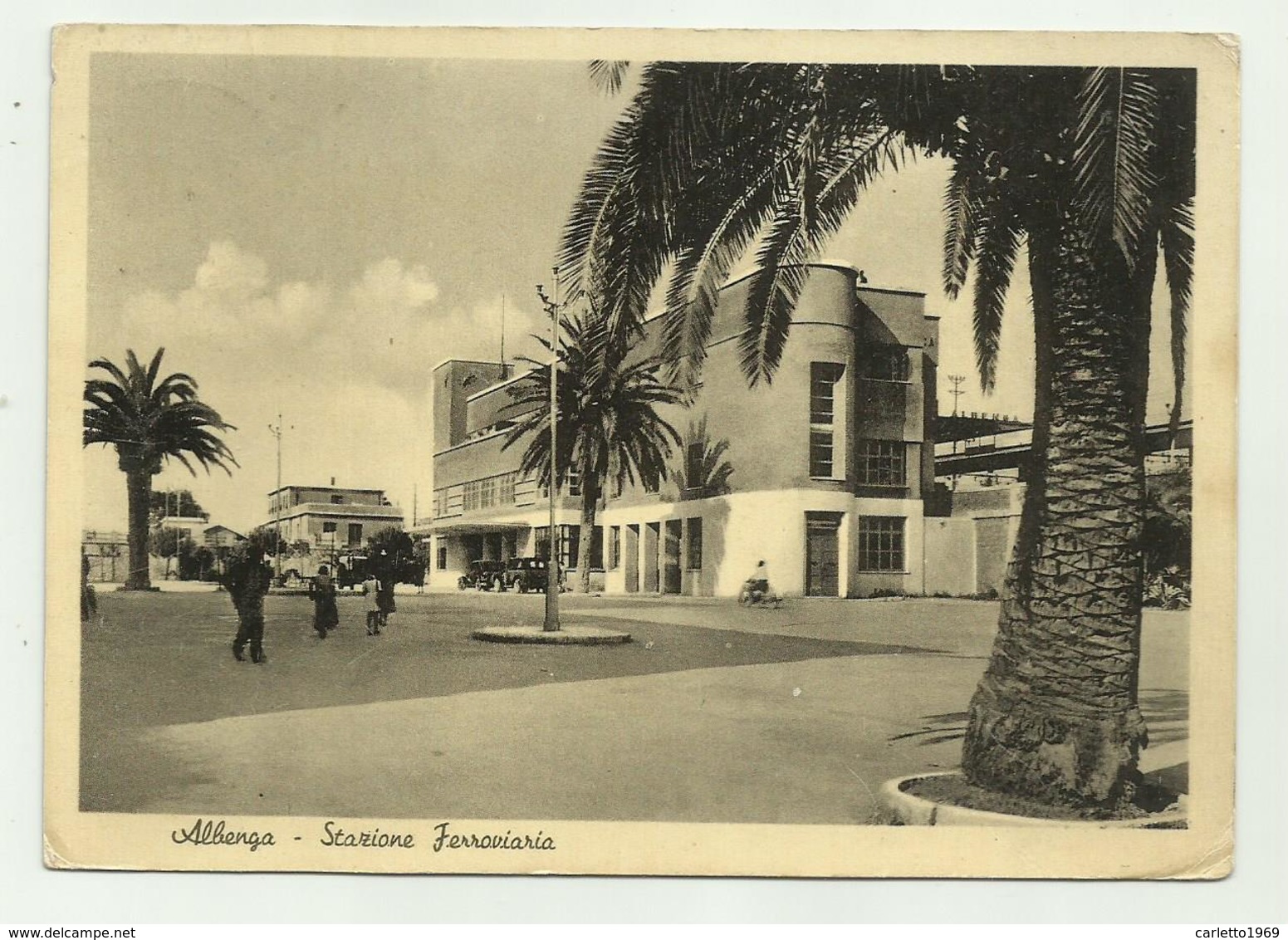 ALBENGA - STAZIONE FERROVIARIA  VIAGGIATA FG - Savona