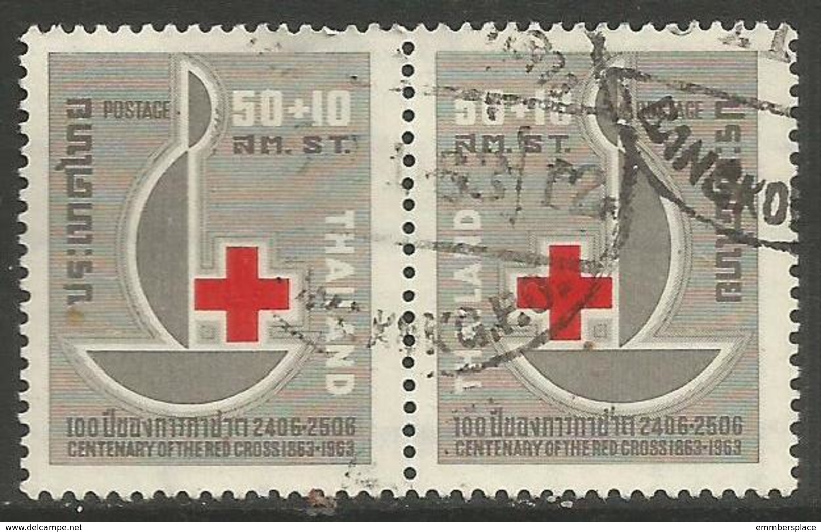 Thailand - 1963 Red Cross Used    Sc B42a - Thailand