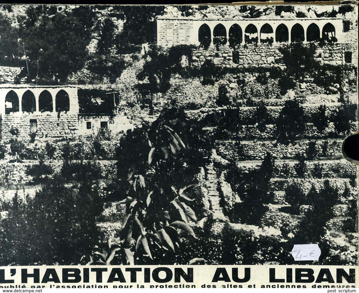 Livre - Coffret 2 Volumes : L'Habitation Au Liban Par Haroutune Y Kalayan Et Jacques Liger-Belair - Asiática