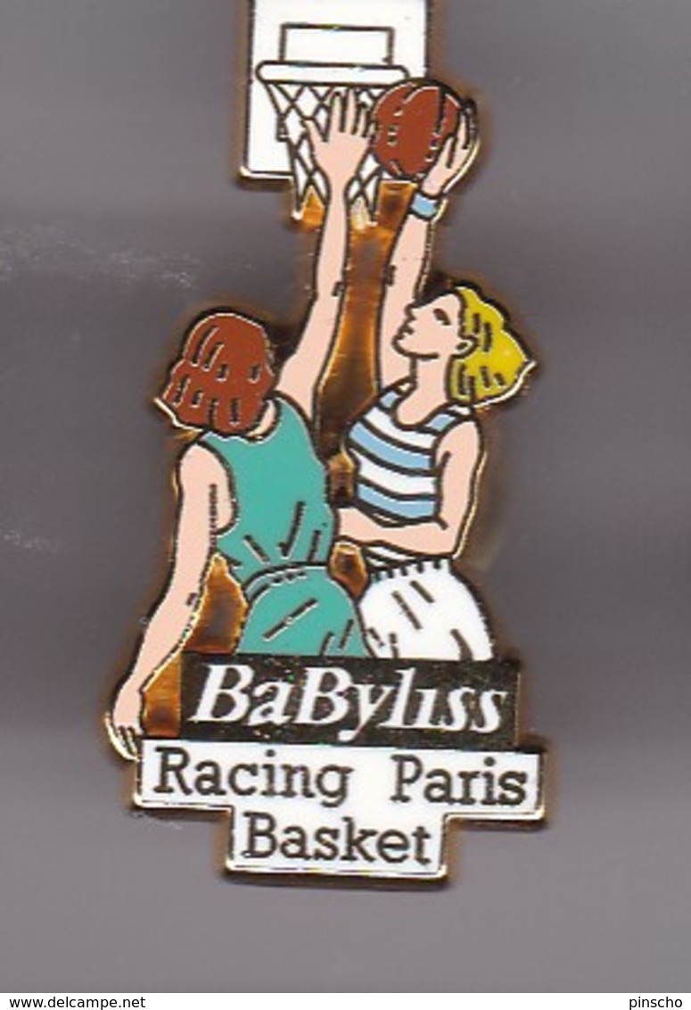 Pin's  BABYLISS RACING PARIS BASKET SIGNE ARTHUS BERTRAND - Arthus Bertrand