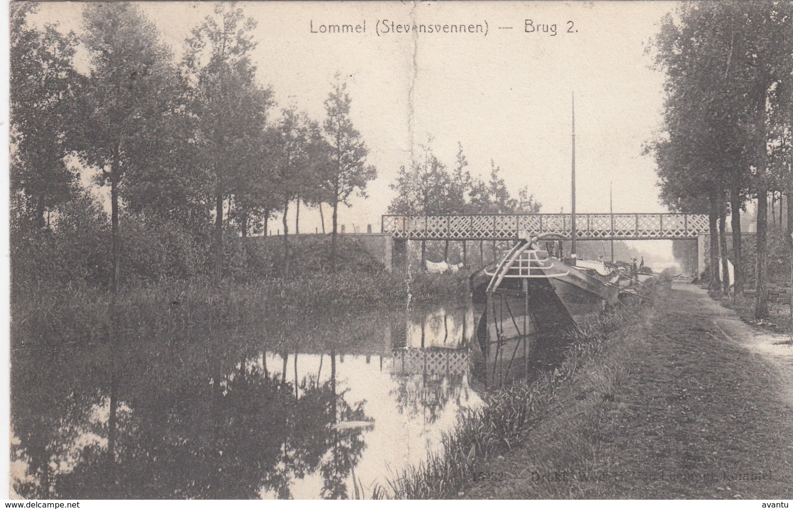 LOMMEL / STEVENSVENNEN / BRUG NR 2 / BINNENSCHIP / PENICHE - Lommel