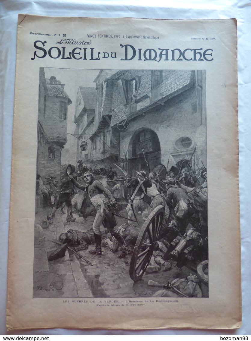LE SOLEIL DU DIMANCHE  N° 19 Du 12/5/1901 FAMILLE IMPERIALE RUSSE - LE VERNISSAGE - HEROISME DE LA ROCHEJAQUELEIN - Other & Unclassified