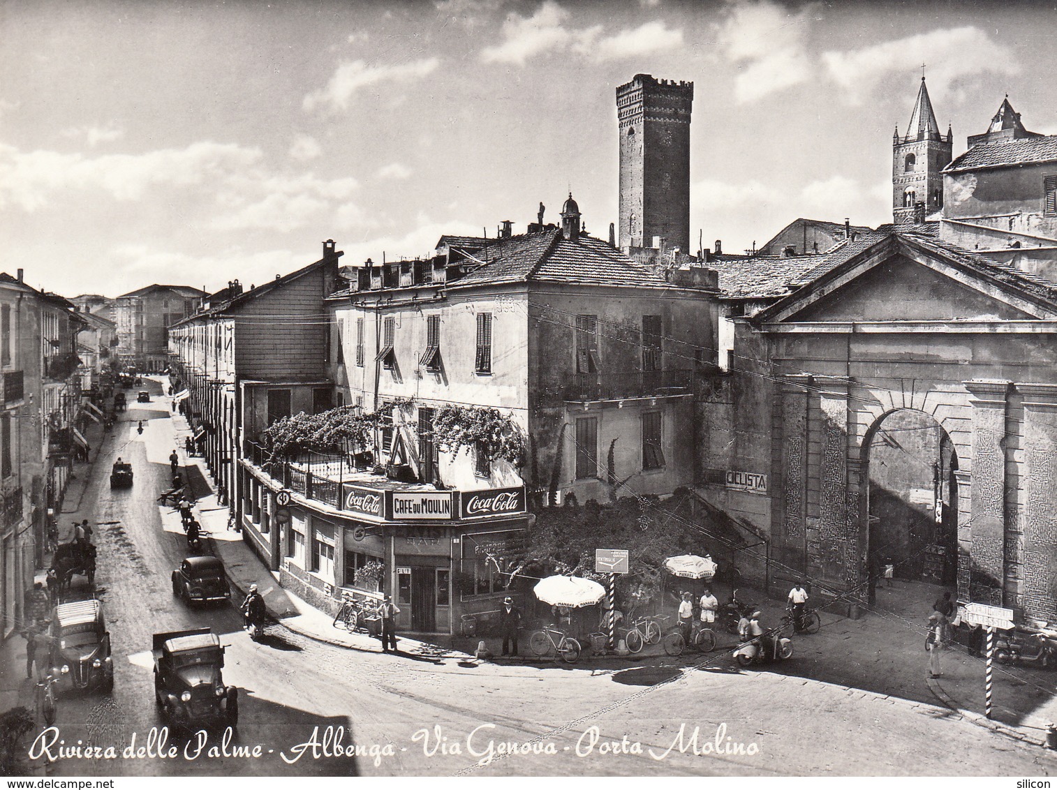 Albenga - Via Genova, Porta Mulino - Savona