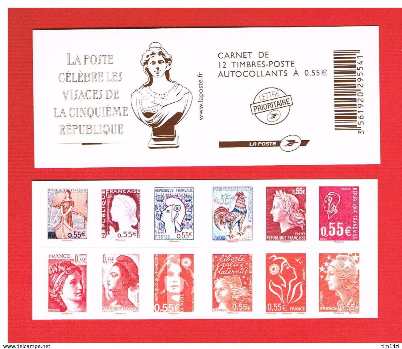 FRANCE 2008 - CARNET N° 1515 Ou  BC 4287 - Composition Variable - Les Visages De La Vè République - Y&t - Cote : 36.00 € - Autres & Non Classés