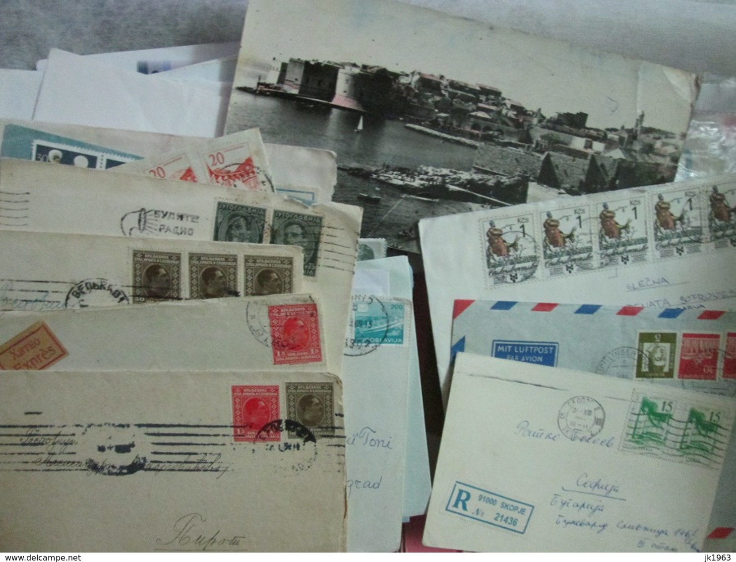 BIG LOT, 300+ COVERS, POSTCARDS, TELEGRAMS; 2000+ WORLDWIDE STAMPS, AND OTHER, SEE 44 PHOTOS