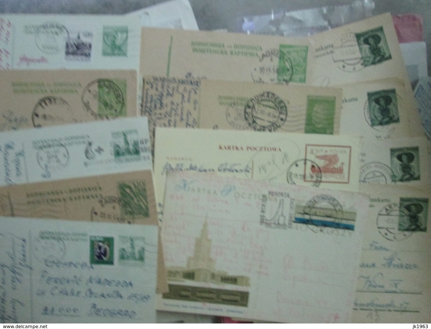 BIG LOT, 300+ COVERS, POSTCARDS, TELEGRAMS; 2000+ WORLDWIDE STAMPS, AND OTHER, SEE 44 PHOTOS