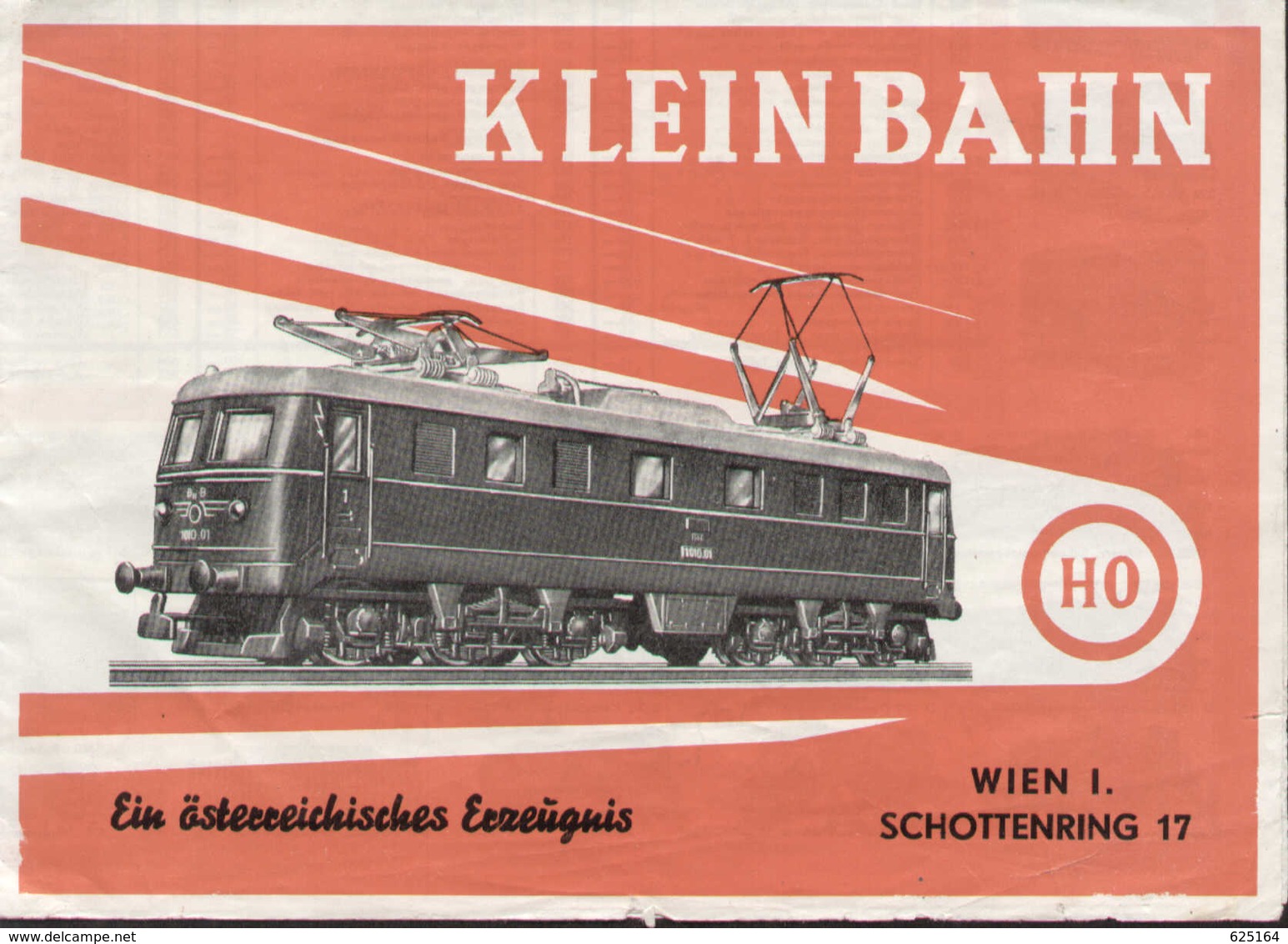 Catalogue KLEINBAHN 1960 12 Jahre Preisliste N.16 HO 1/87 - German