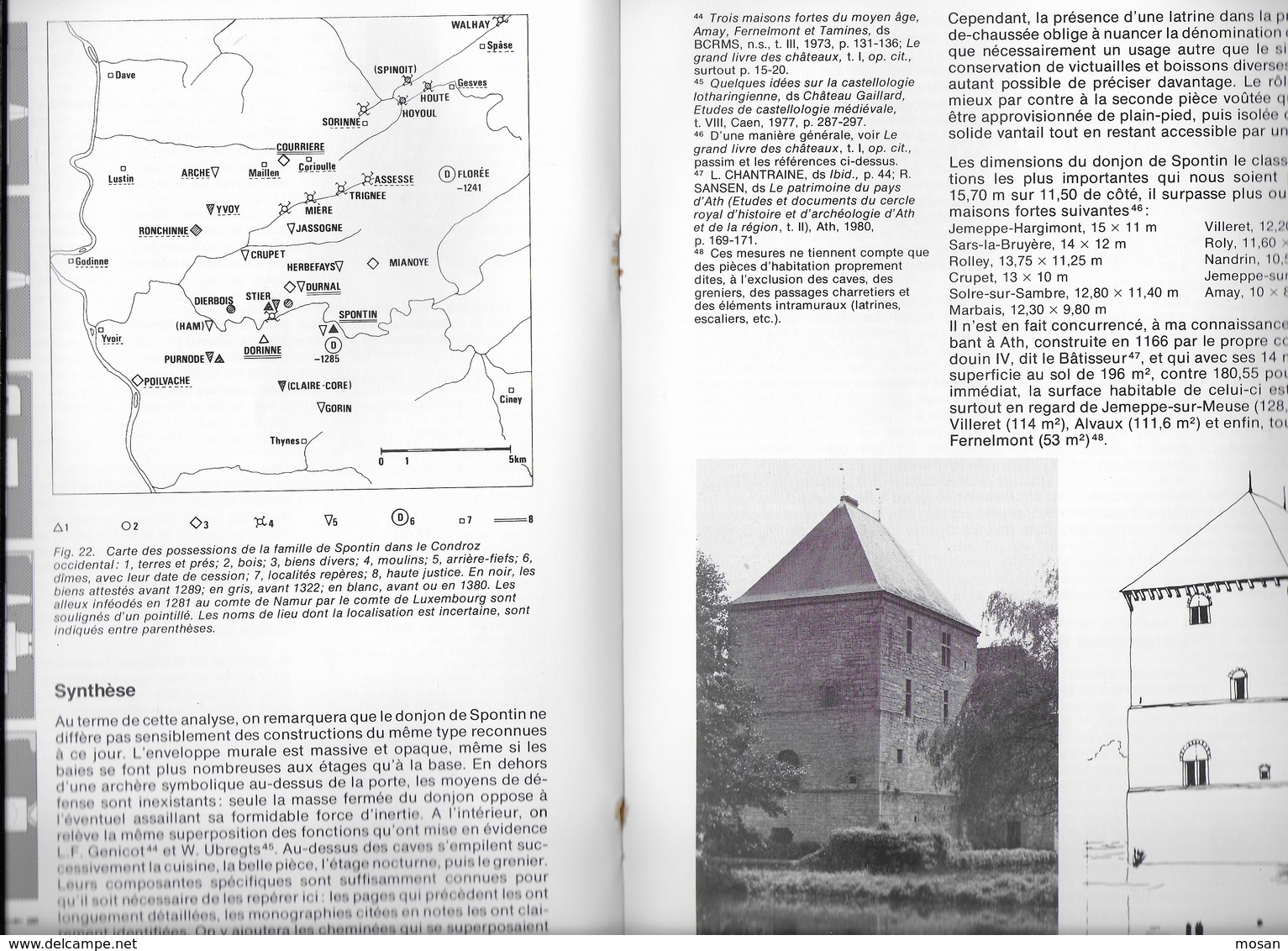 La Maison De Pierre De Spontin Au XIIIe Siècle. Analyse Archéologique. Yvoir, Spontin. Jean-Louis Javaux - Belgique