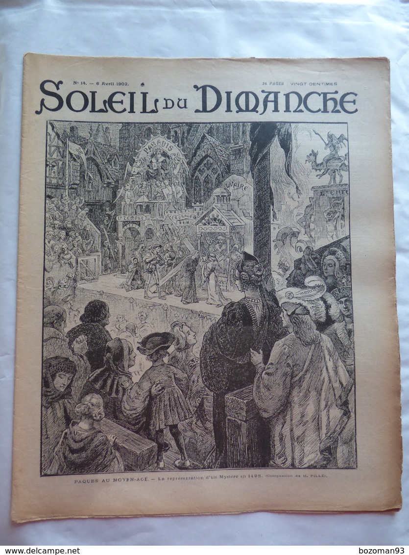 LE SOLEIL DU DIMANCHE  N° 14 Du 6/4/1902 LE CHEMIN DE FER EN MESOPOTAMIE - Other & Unclassified