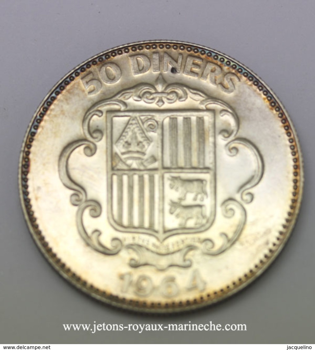 Andorra 1964  Argent 28 Gr..Km/10 - Andorra