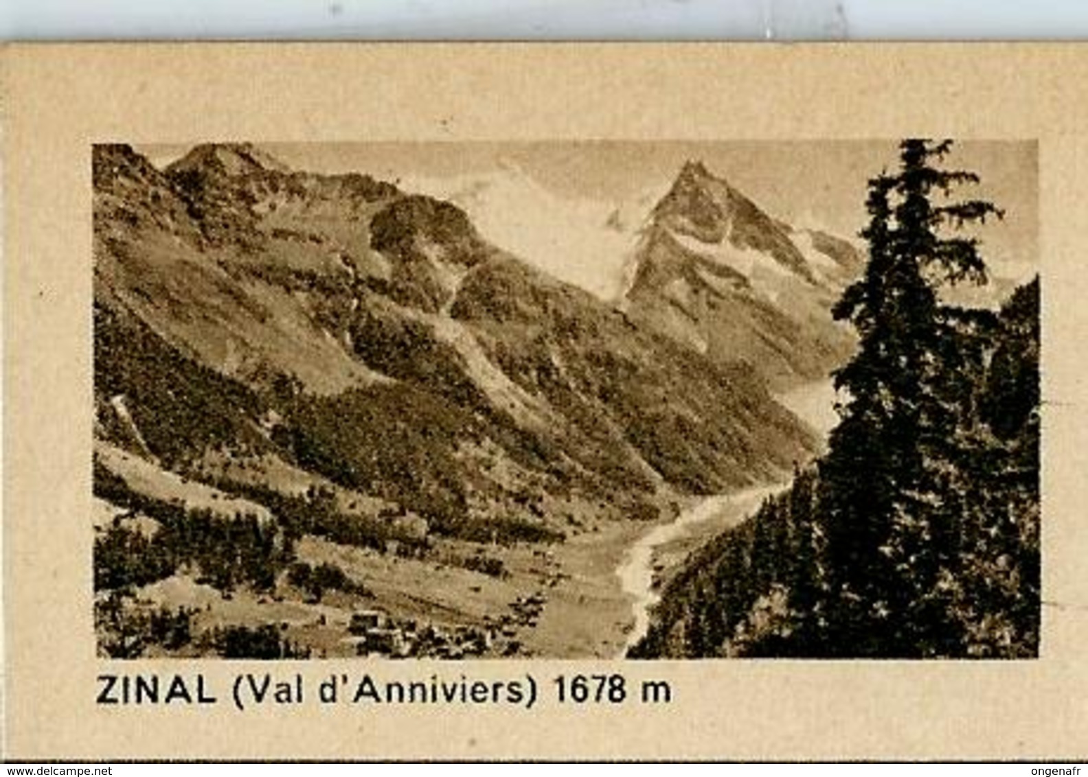Carte Illustré Neuve N° 182 - 0399 F - ZINAL (Val D'Anniviers) 1678 M  (Zumstein 2009) - Entiers Postaux