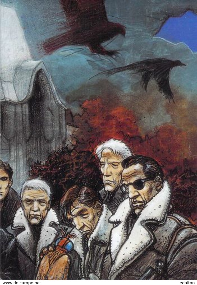 CP Enki Bilal Partie De Chasse 1990 - Bandes Dessinées