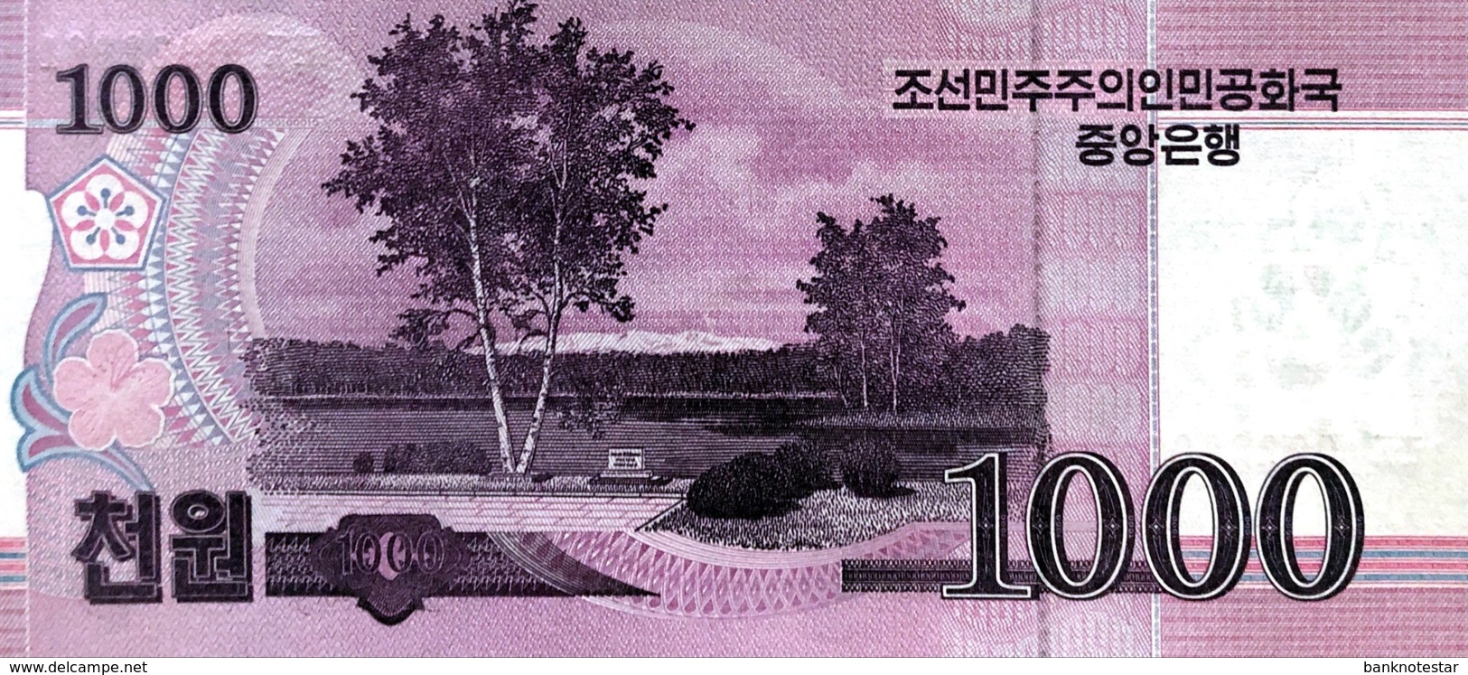 North Korea 1.000 Won, P-NEW (2018) - 70 Years DPRK Commemorative Note - (UNC) - Korea (Nord-)