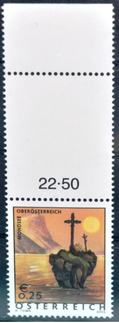 #b053 Schönes Österreich - Mondsee, Kreuzstein, Bogenrand Mit Alonge, AT 2003 ** - Neufs