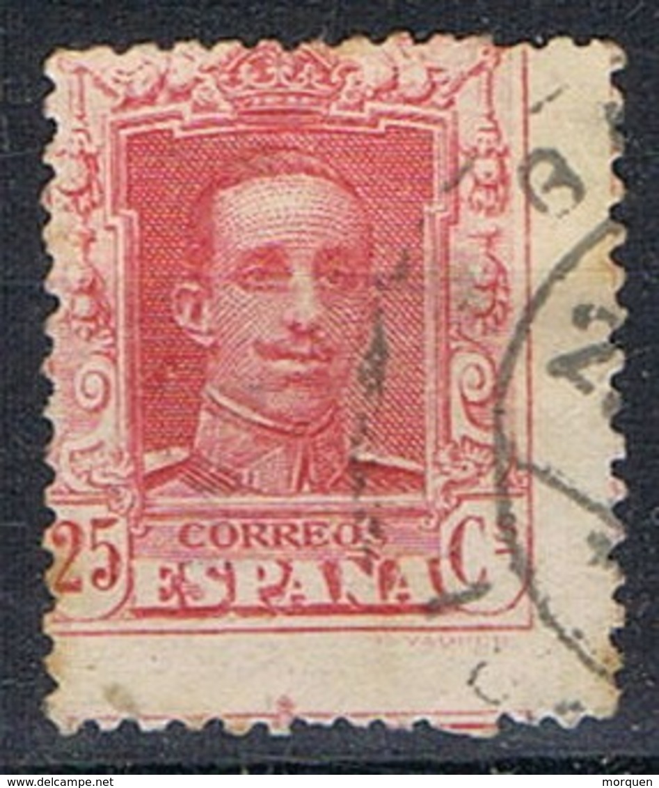 Sello 25 Cts Vaquer,  VARIEDAD Descentrado, Num 317 º - Used Stamps