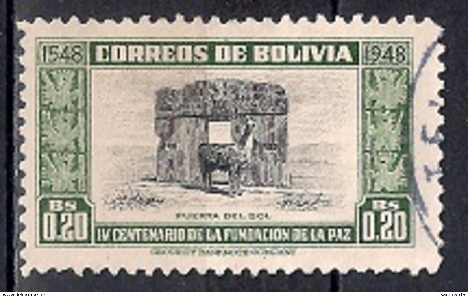 Bolivia 1951 - The 400th Anniversary Of The Founding Of La Paz - Bolivia