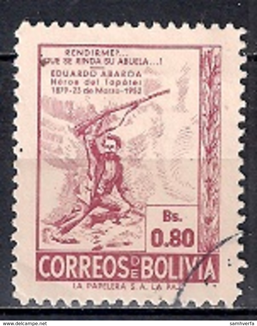 Bolivia 1952 - The 73rd Anniversary Of The Death Of Abaroa, Patriot - Bolivia