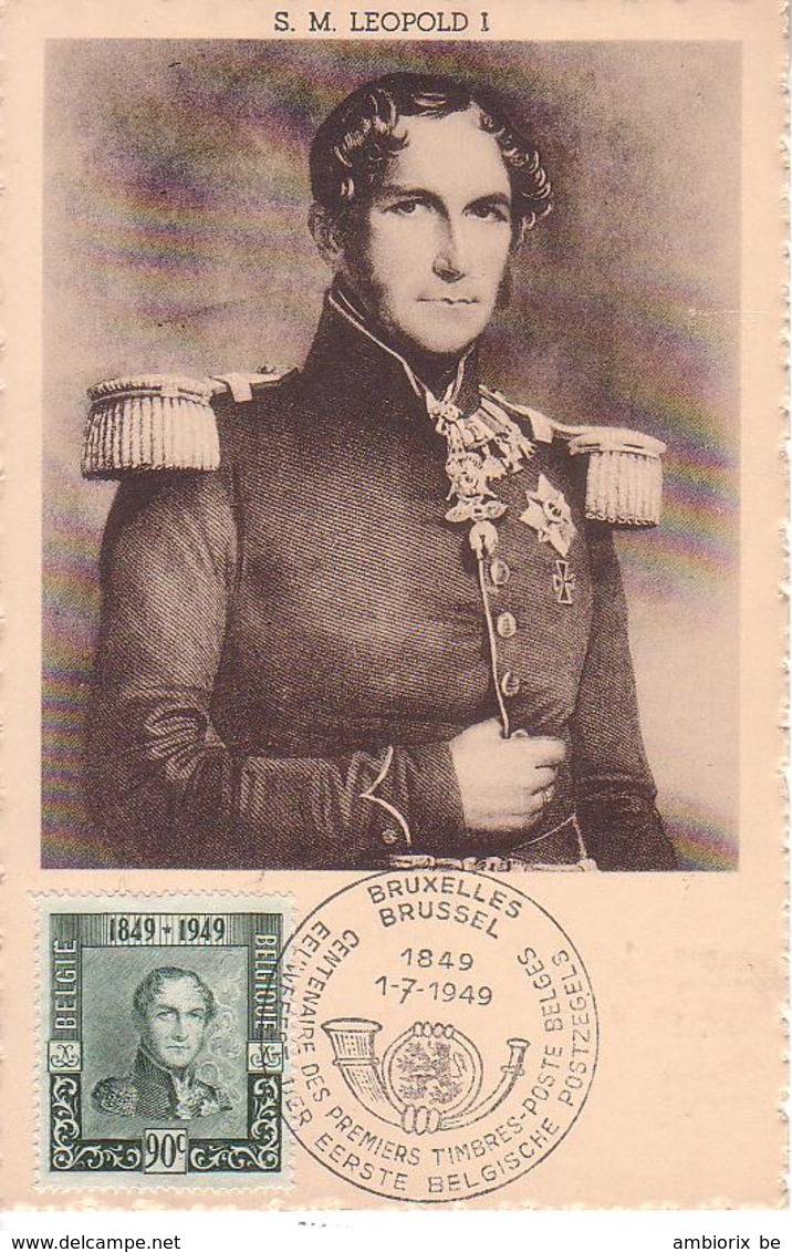 Carte Max 807 Leopold 1er - 1934-1951