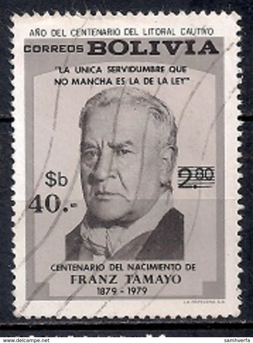 Bolivia 1984 - The 100th Anniversary Of The Birth Of Franz Tamayo - Bolivia