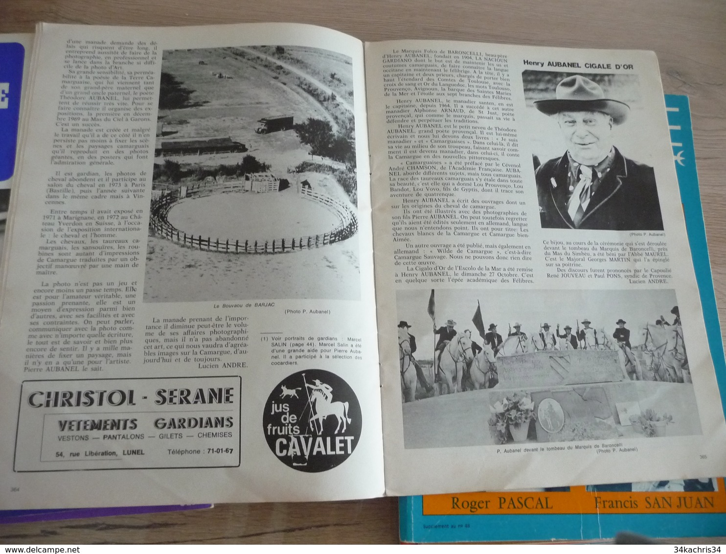 Revue Le Camariguo Camargue Course Camarguaise Taureaux N°22 - Sport