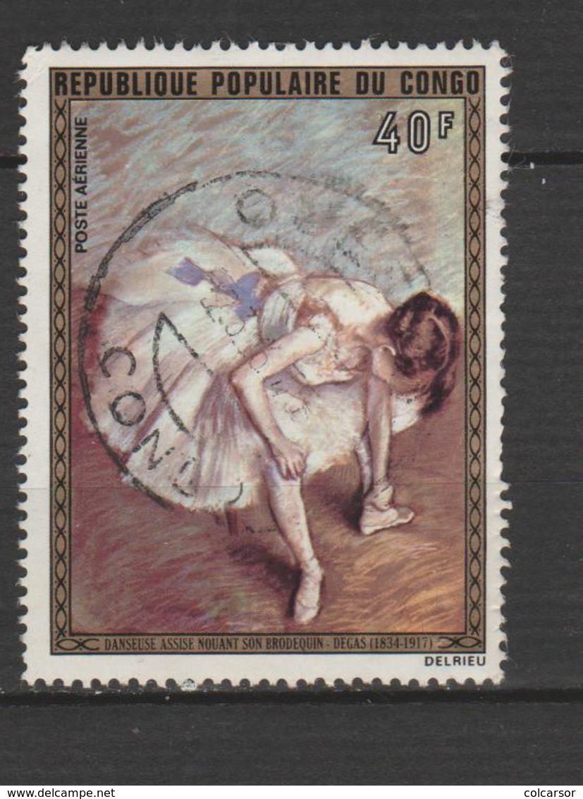 CONGO ;P.A. N° 199 " DANSEUSE ,DEGAS '' - Oblitérés