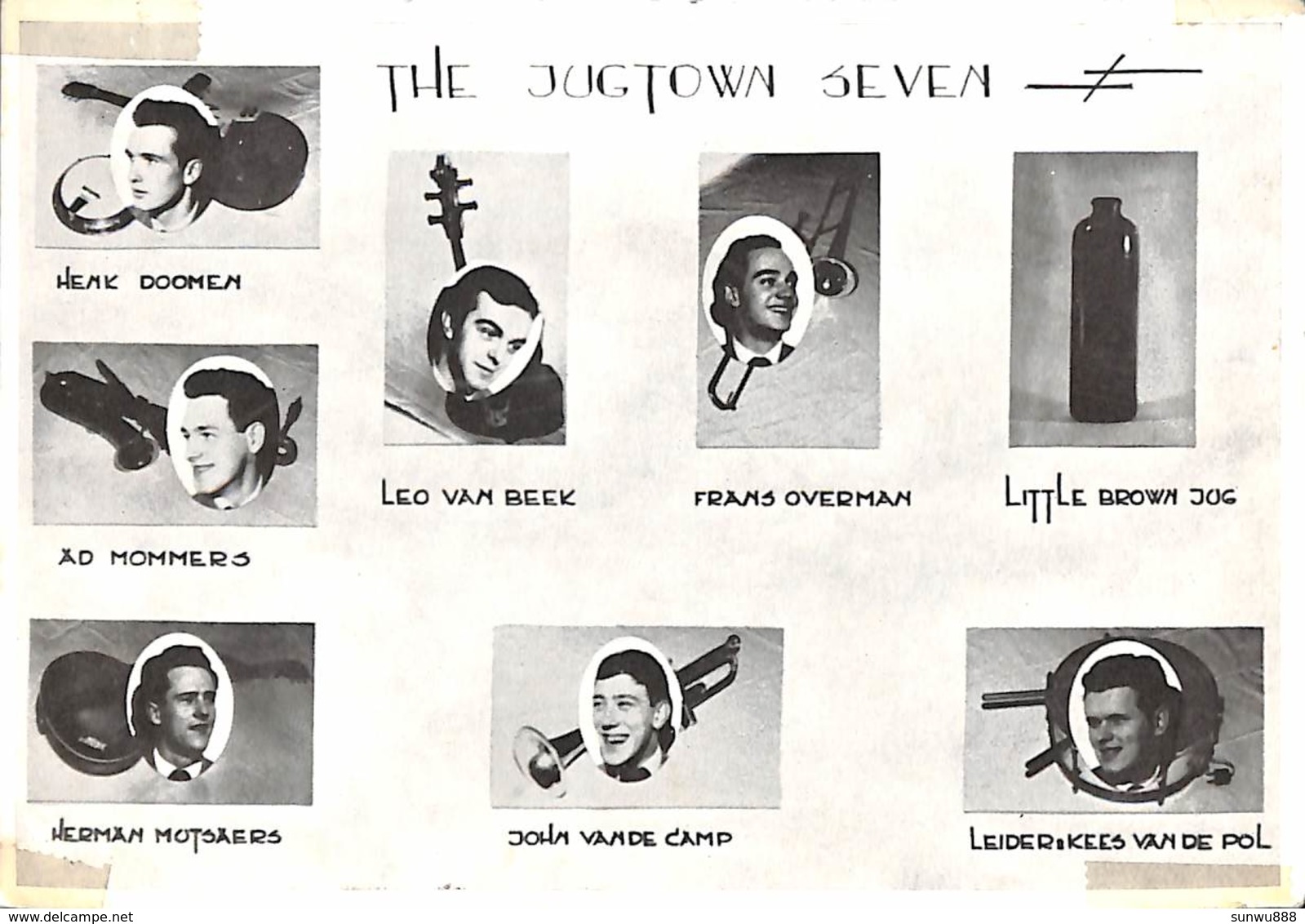 Carte Postale Photo The Jugtown Seven (Tilburg, Zeldzaaam) - Künstler