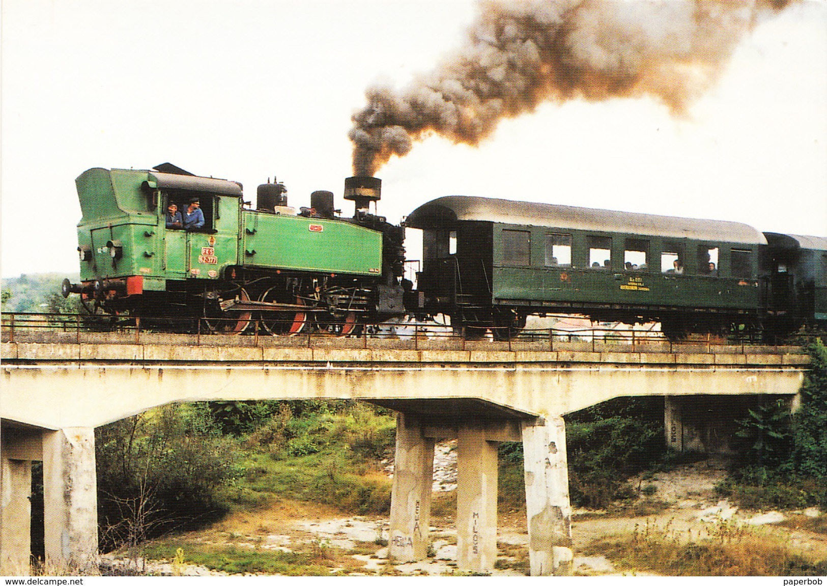 TRAIN,LOCOMOTIVE,SERBIA 62 377 - Trains