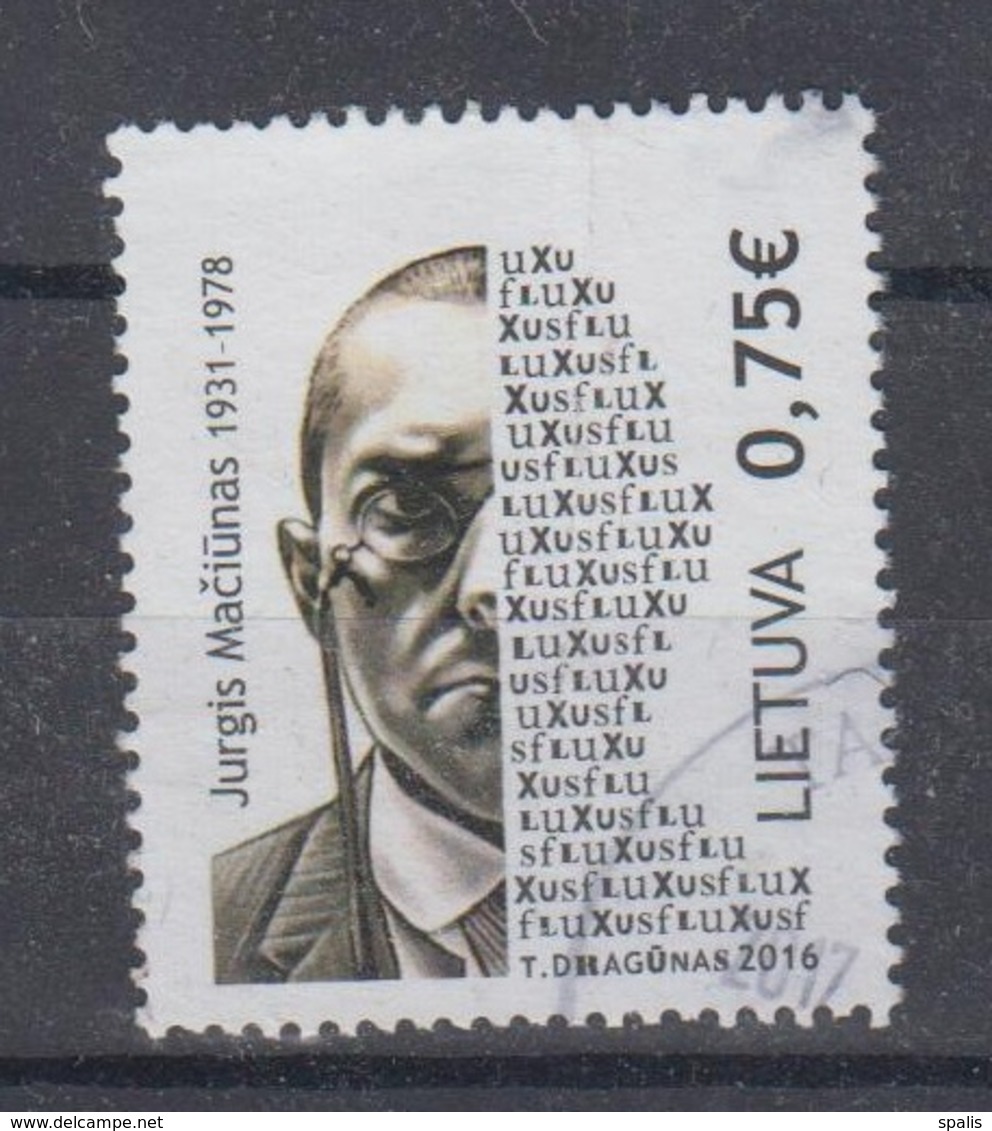 Lithuania 2016 Mi 1219 Used Maciunas - Lithuania